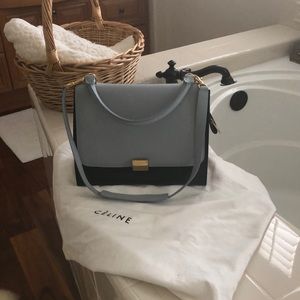Celine trapeze trio color bag